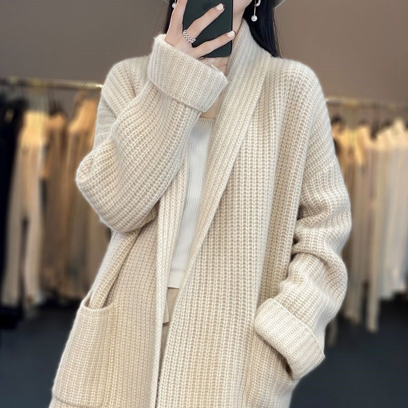 Modischer Langarm-Cardigan für Damen | Lässig