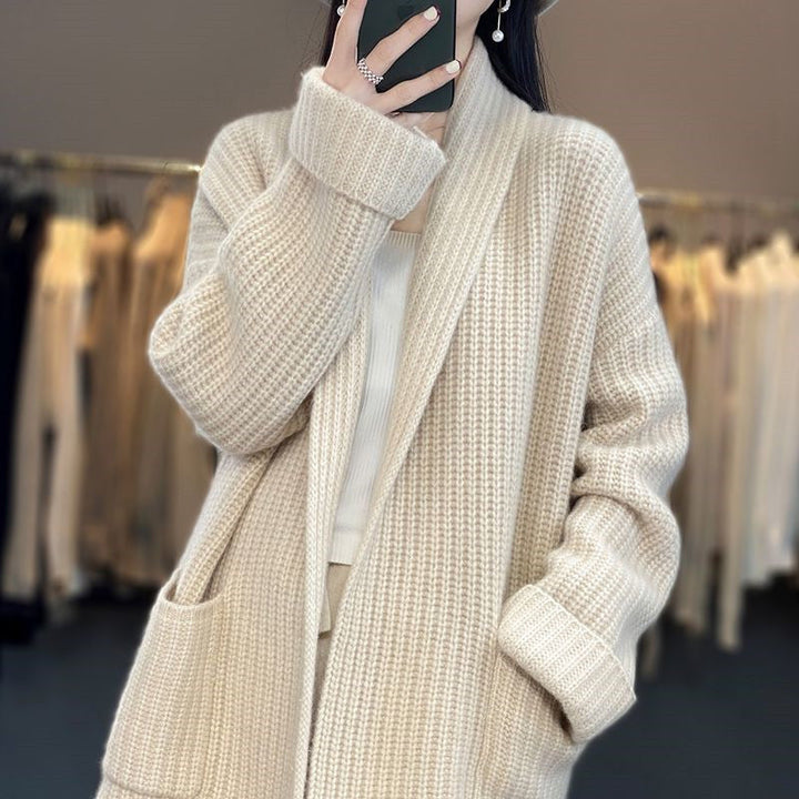 Modischer Langarm-Cardigan für Damen | Lässig