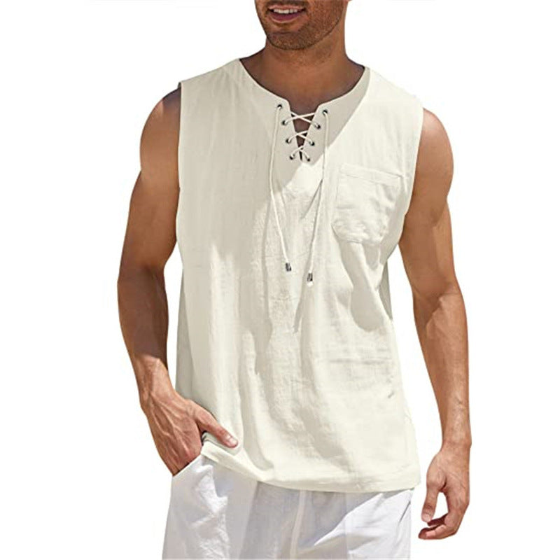 Ärmelloses Tanktop Für Herren | Sommer