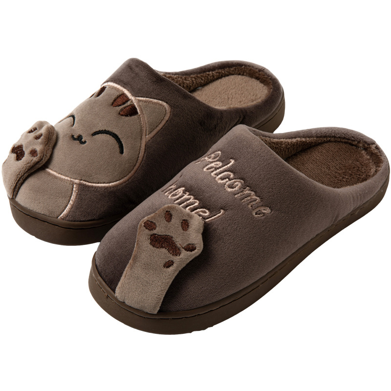 Damen Hausschuhe mit Katzen-Design | Weich und Warme
