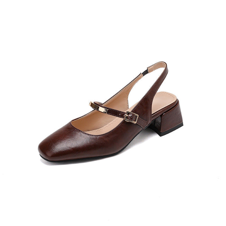 Klassische Mary Jane Dirndl Schuhe Für Damen | Mittlerer Blockabsatz