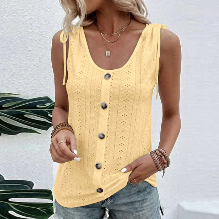 Bequemes Ärmelloses Tanktop Für Damen | Sommer