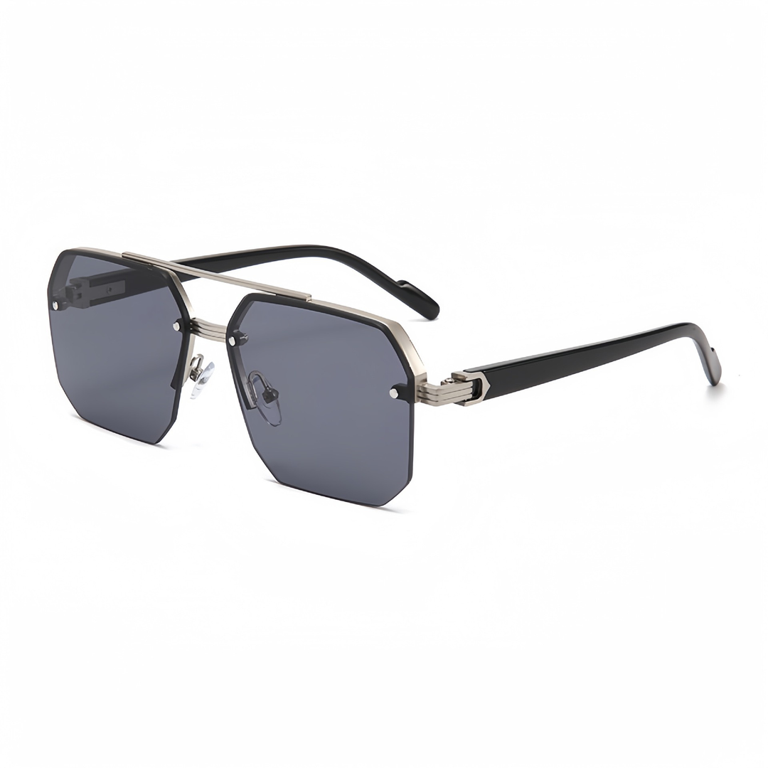 Moderne Stilvolle Geometrische Sonnenbrille für Herren | UV Schutz