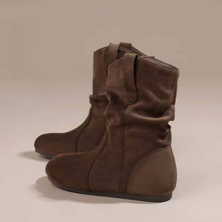 Flache Schlupfstiefeletten Für Damen | Bequem