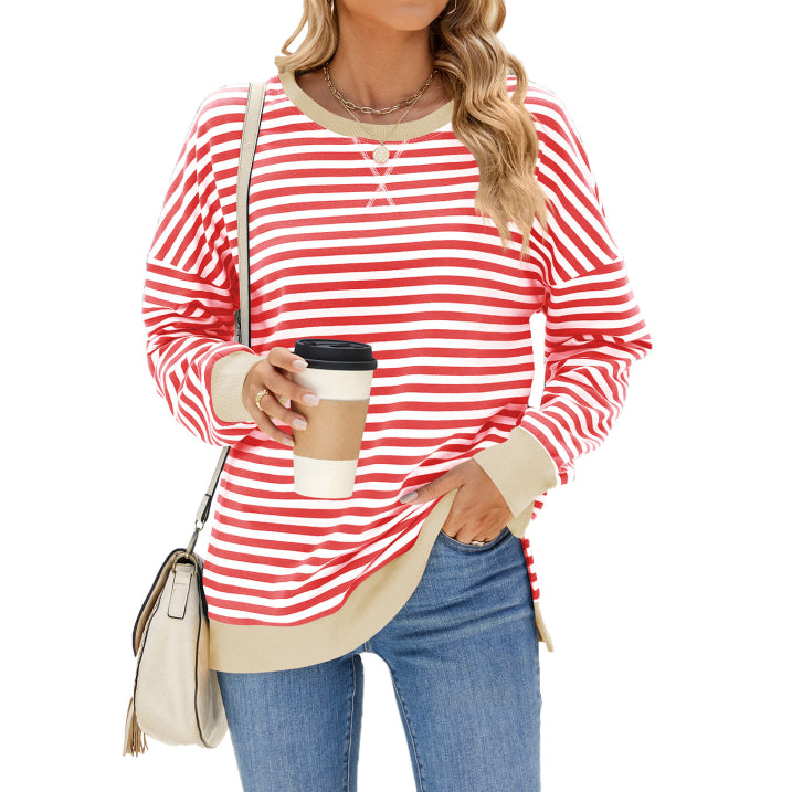 Anahi | Damen Warme Lässig Übergroß Pullover | Langarm