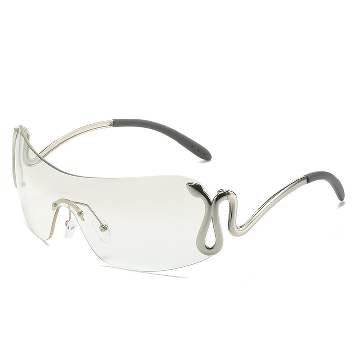 Damen Y2K Übergroße Sonnenbrille | Stylisch