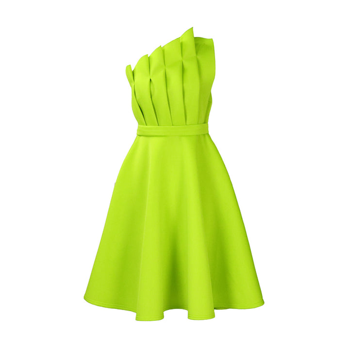 Elegantes Ärmelloses Formelles Damenkleid | Midi