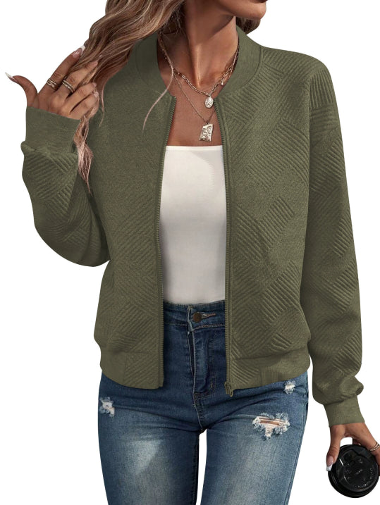 Minimalistische Übergangsjacke für Damen | Lässig