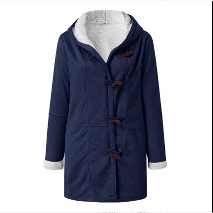 Damen Fleece Jacke mit Kapuze | Winter