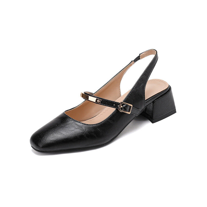 Klassische Mary Jane Dirndl Schuhe Für Damen | Mittlerer Blockabsatz