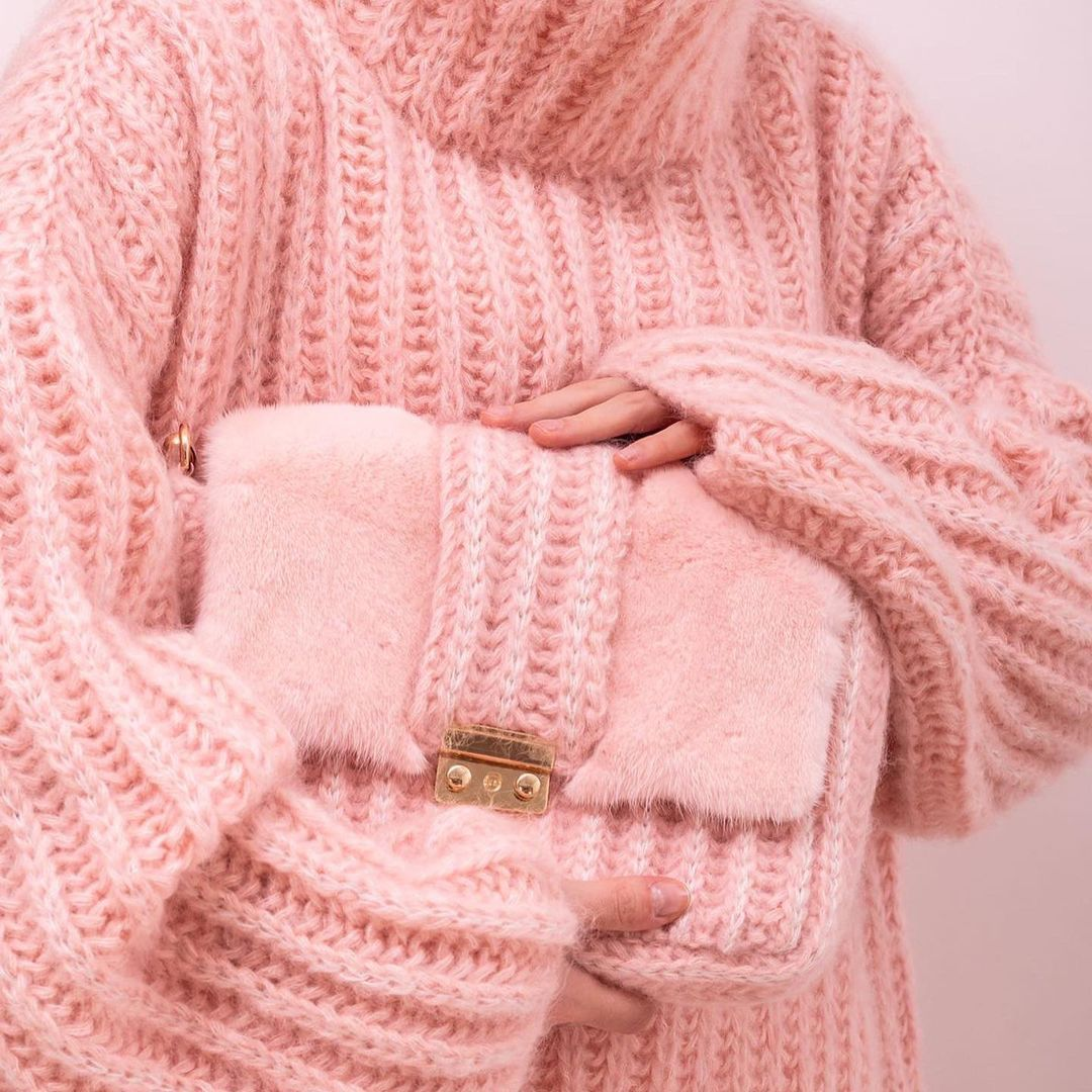 Damen Grobstrick-Rollkragenpullover | Winter