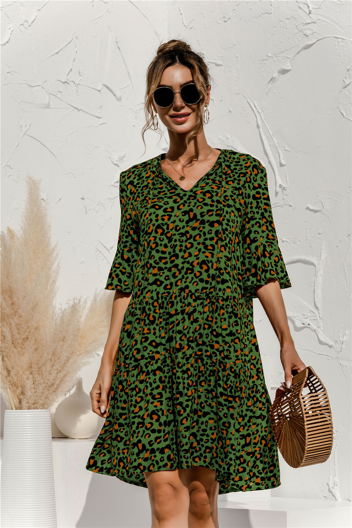 Sommerkleid Mit Tiefer Taille Für Damen | Mini