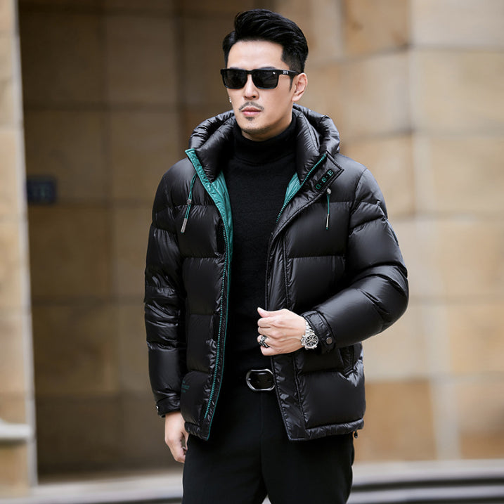 Winter Herren Daunenjacke | Mit Kapuze