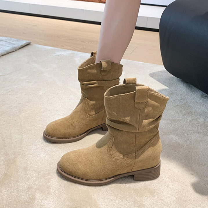 Flache Schlupfstiefeletten für Damen | Modern