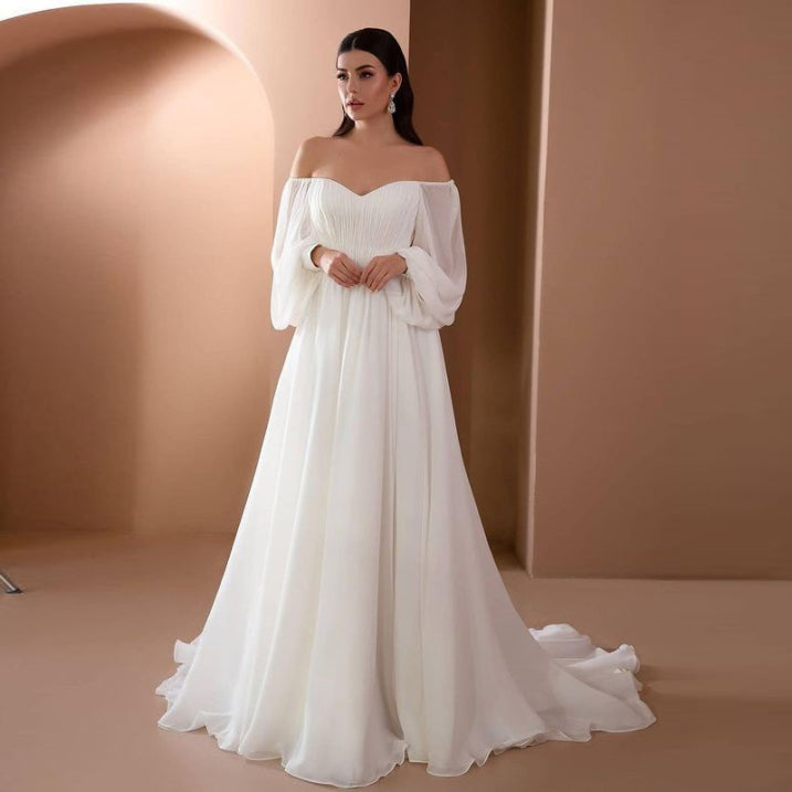 Boho Strand Hochzeitskleid für Damen | Maxi