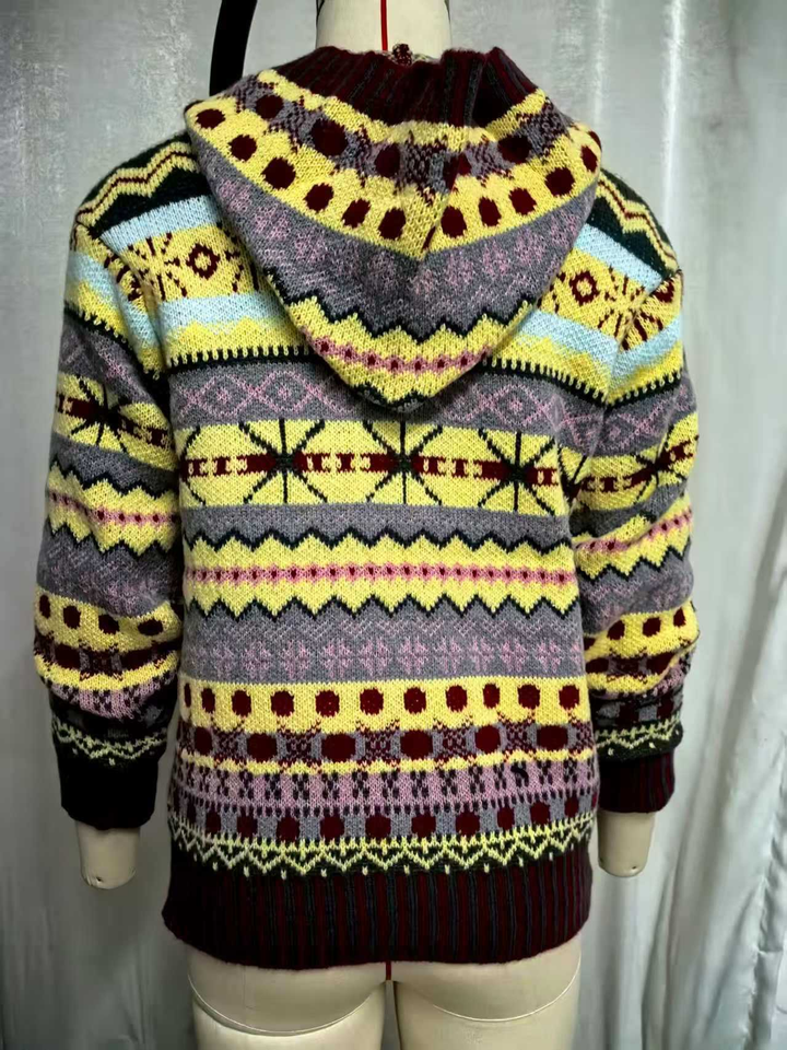 Damen Norweger Grobstrickpullover | Winter