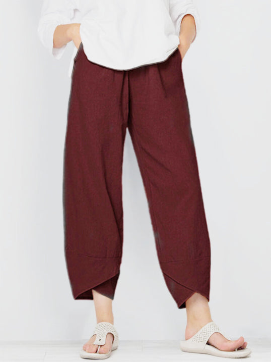 Leicht  Verkürzte Hose Für Damen | Sommer