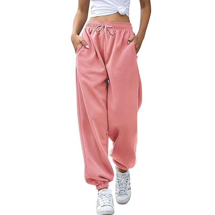 Baggy-Jogginghosen für Damen | Hohe Taille