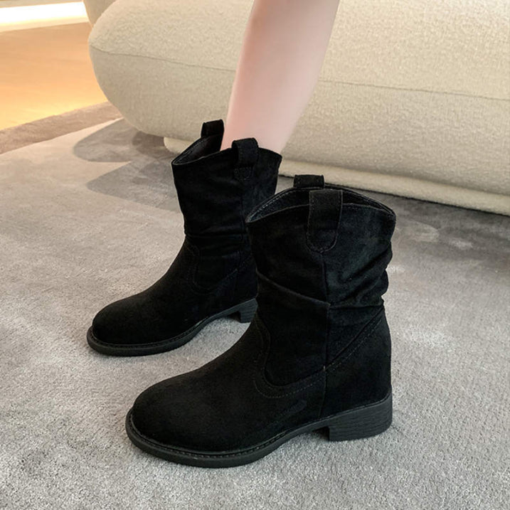 Flache Schlupfstiefeletten für Damen | Modern