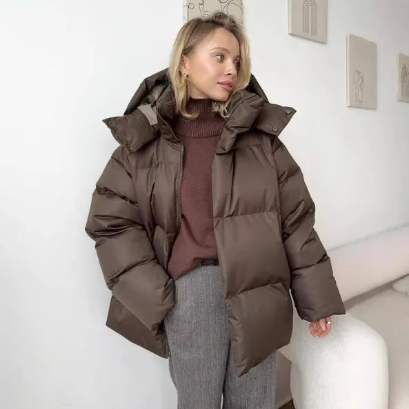 Helena | Damen Klassische Winter-Pufferjacke | Warme