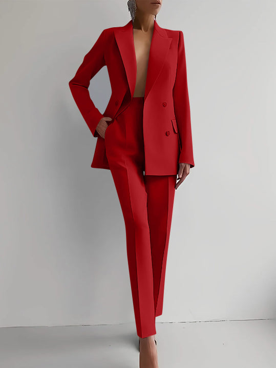 Zweiteiliges Formelles Blazer Und Hosenset Für Damen | Arbeit