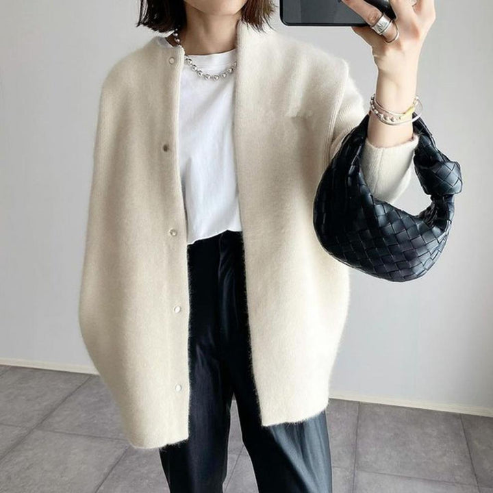 Damen Winter Chic Strickjacke | Warm