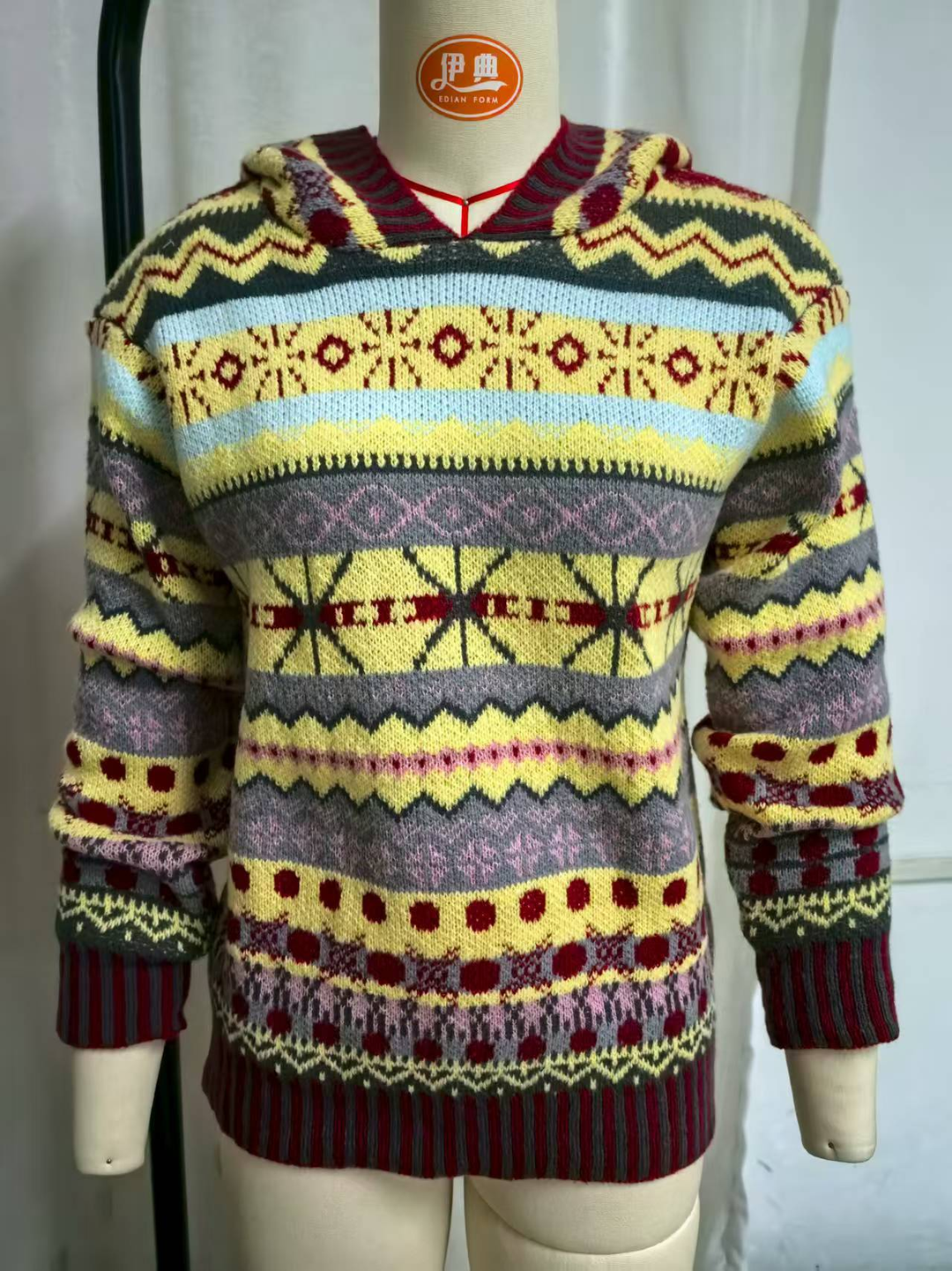 Damen Norweger Grobstrickpullover | Winter