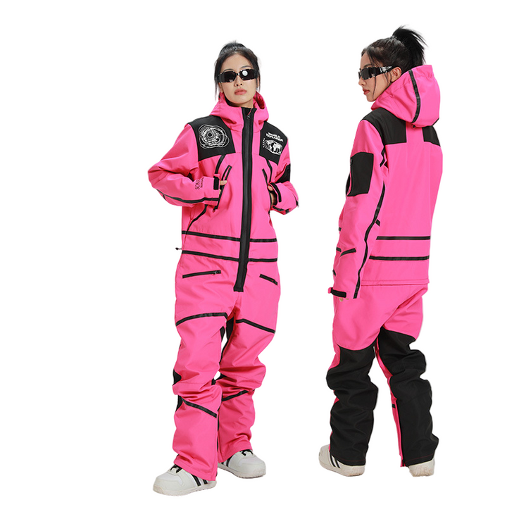 Damen Stylisch Einteiler Skianzug | Winter