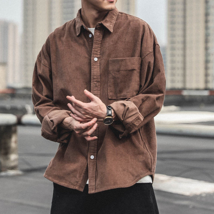 Herren Stylische Cord Jacke | Lassig