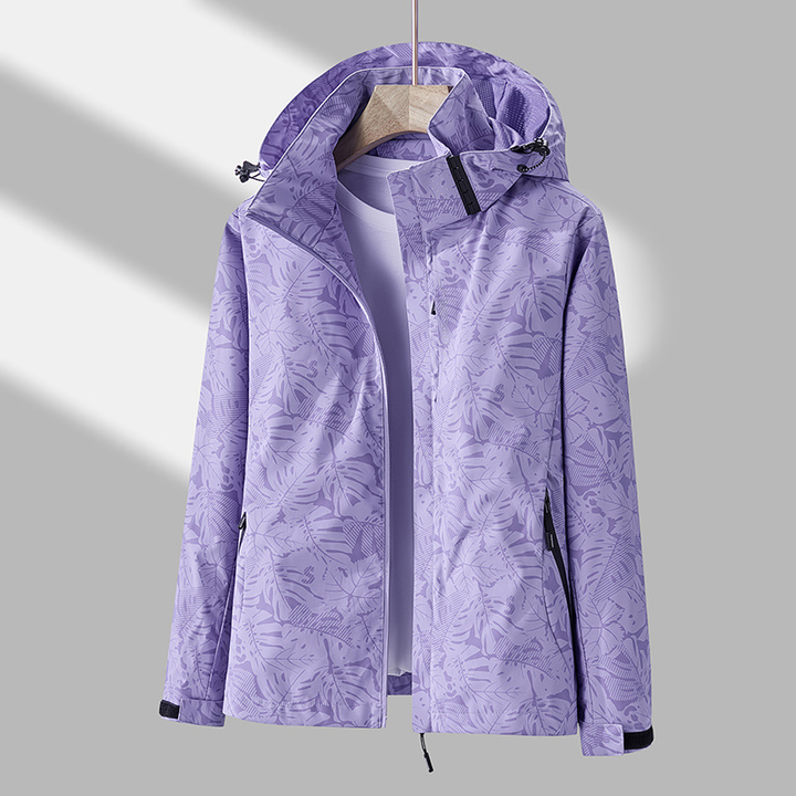Damen Kapuzenjacke Mit Reißverschluss | Wasserdicht