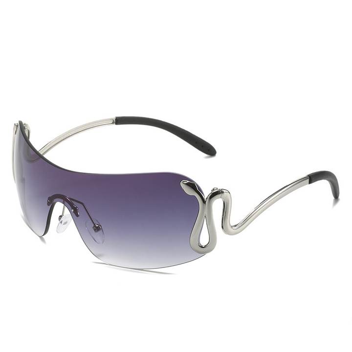 Damen Y2K Übergroße Sonnenbrille | Stylisch