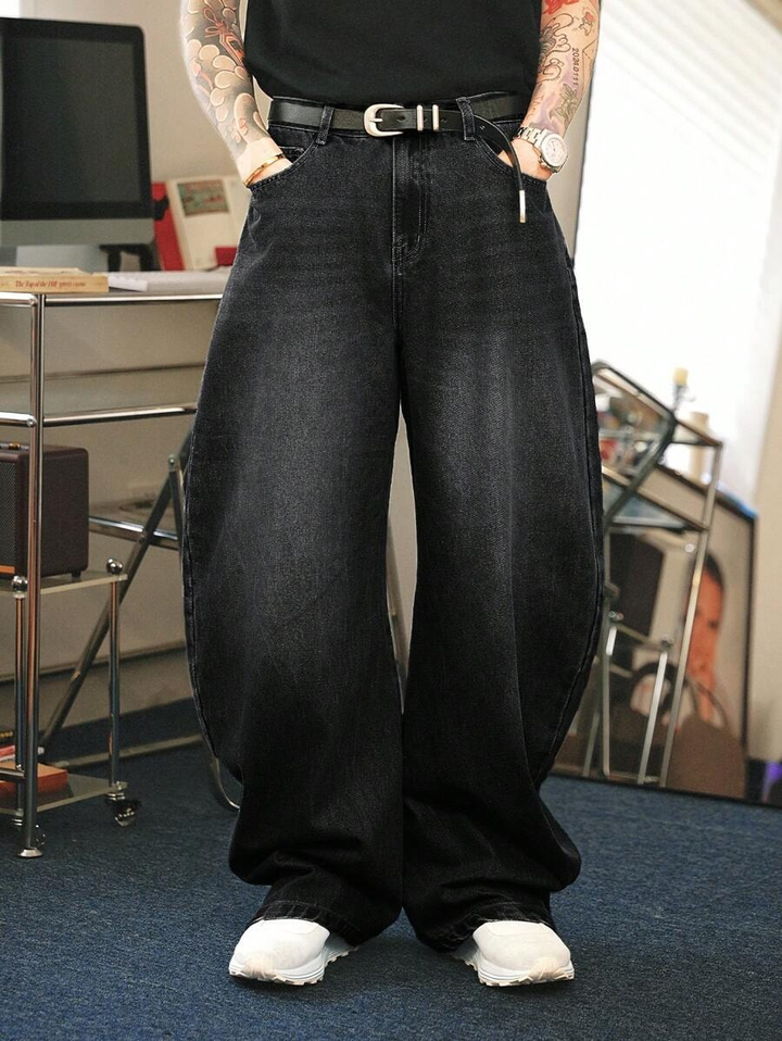 Lässige Baggy-Jeans für Herren | Lockere Passform