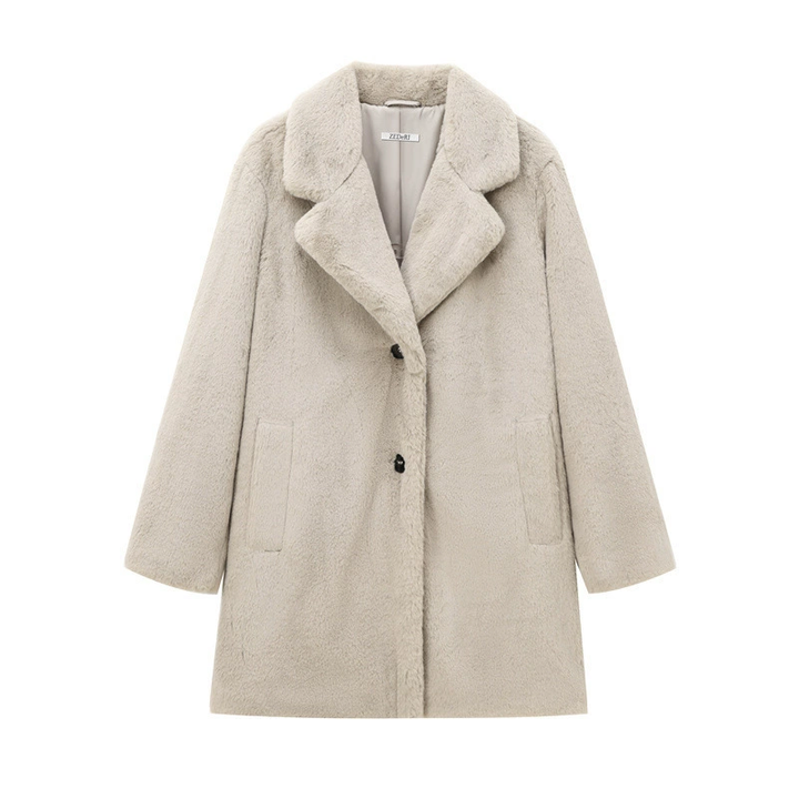 Damen Winter Teddy Mantel | Warme