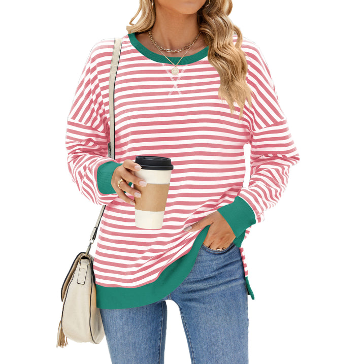 Anahi | Damen Warme Lässig Übergroß Pullover | Langarm