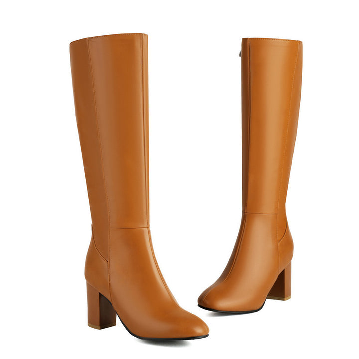 Bequeme Hohe Stiefel Für Damen | Mit Absatz