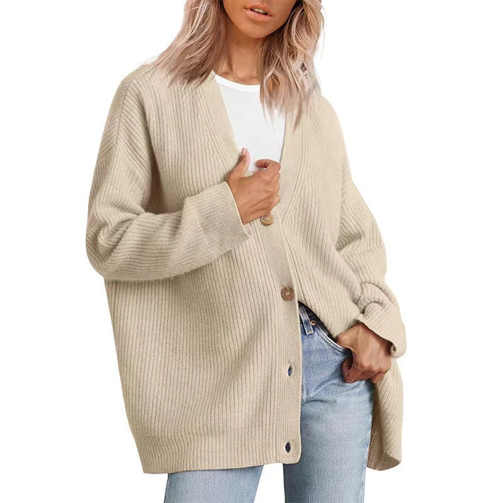 Damen-Cardigan mit Knopfleiste | Lässig