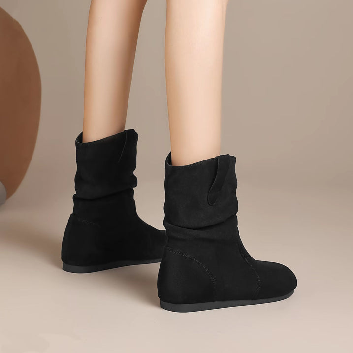 Flache Schlupfstiefeletten Für Damen | Bequem