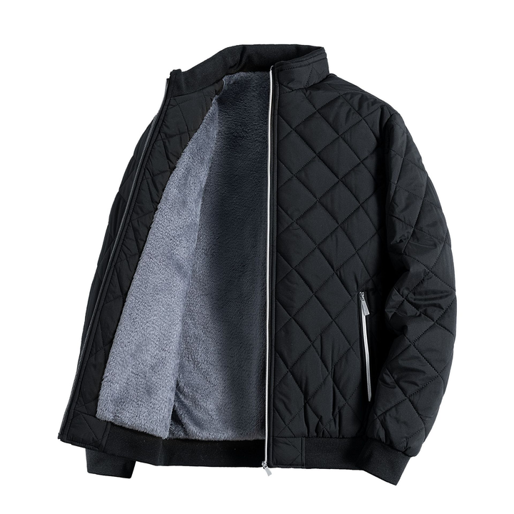 Herren Fleece Steppjacke | Lässig