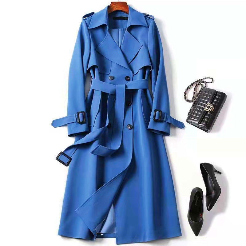 Damen Lang Trenchcoat | Stilvoll