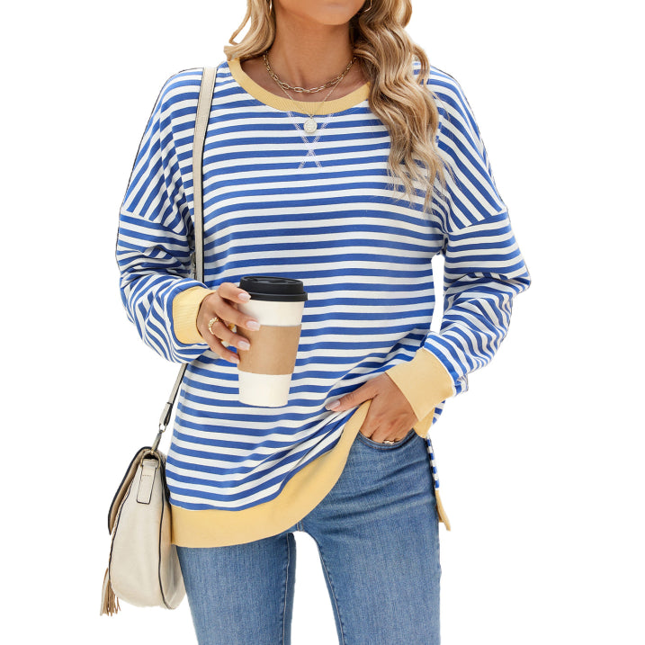 Anahi | Damen Warme Lässig Übergroß Pullover | Langarm