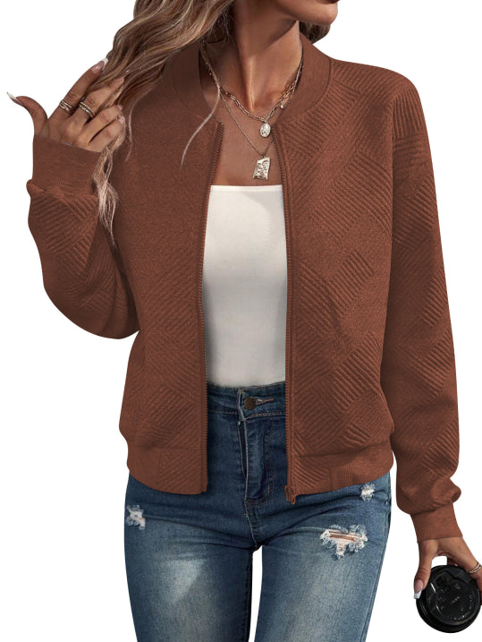 Minimalistische Übergangsjacke für Damen | Lässig