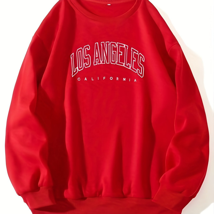 Unisex Bedrucktes Winter-Sweatshirt | Rundhalsausschnitt