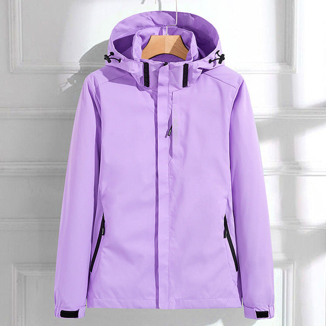 Damen Elegante Regenjacke | Kapuze