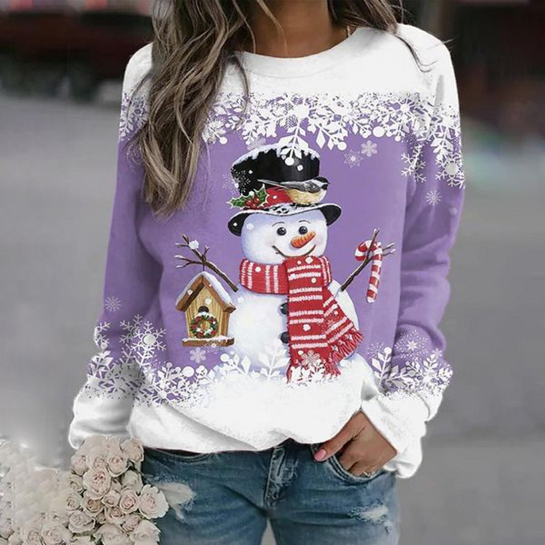 Warmherziger Rundhalspullover Für Damen | Winter