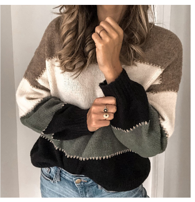 Langärmliger Vintage Strickpullover Für Damen | Warm