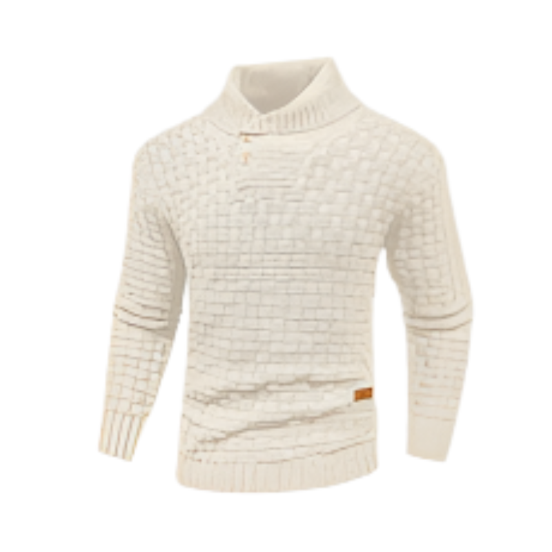 Jestro | Herren Stilvoller Fitted Pullover | Warme