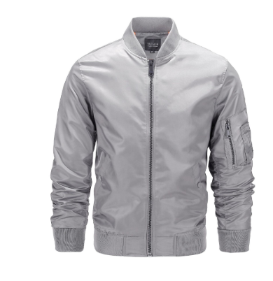 Misael | Herren Winter Lässig Jacke | Reißverschluss Taschen