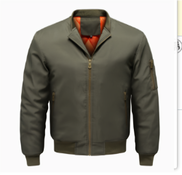 Bomberjacke Mit Reißverschluss Für Herren | Warm