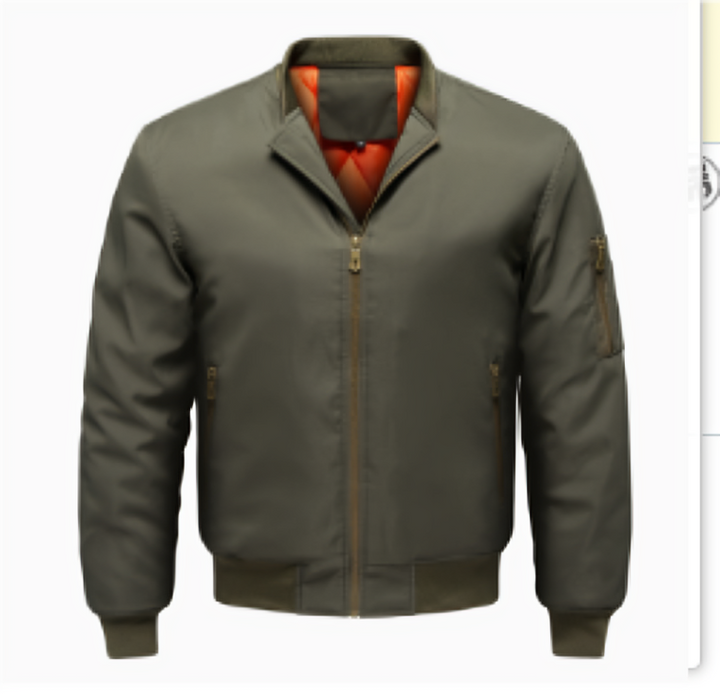 Bomberjacke Mit Reißverschluss Für Herren | Warm
