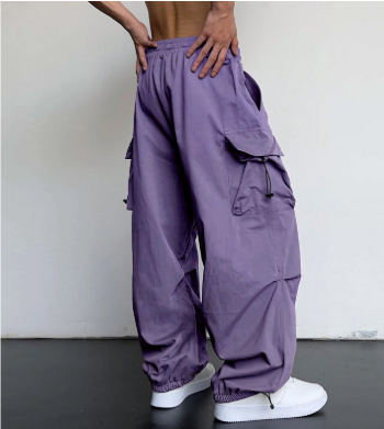Herren Straßenmode Weit Bein Multi-Taschen Baggy Hose | Outdoor